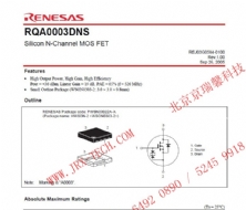 RQA0003DNSRQA0003TL-ERENESAS